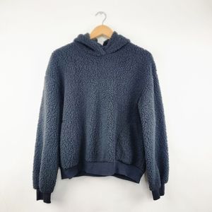 *3/$25 NWT Universal Thread Sherpa Hoodie Sweatshirt Gray Small Comfy Co…